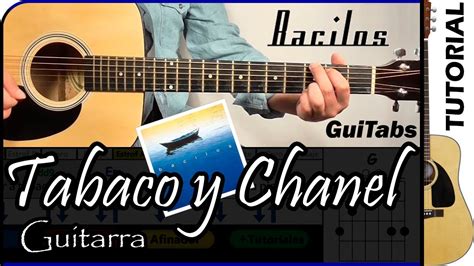 tabaco y chanel acordes guitarra acustica|tabaco y Chanel chords pdf.